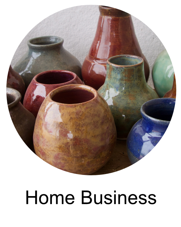 Picture of pots for Home Business page.