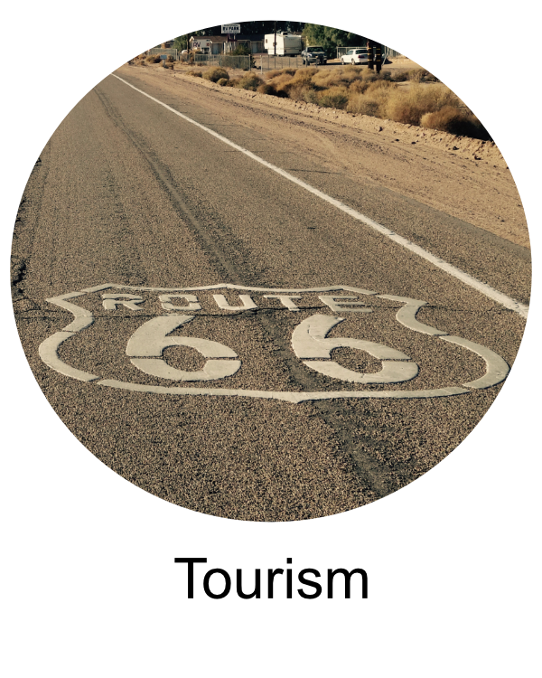 Picture of Route 66 for Tourism page.